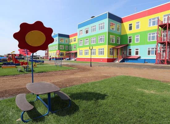 В Волжском закончили возведение детского сада на 240 мест с яслями